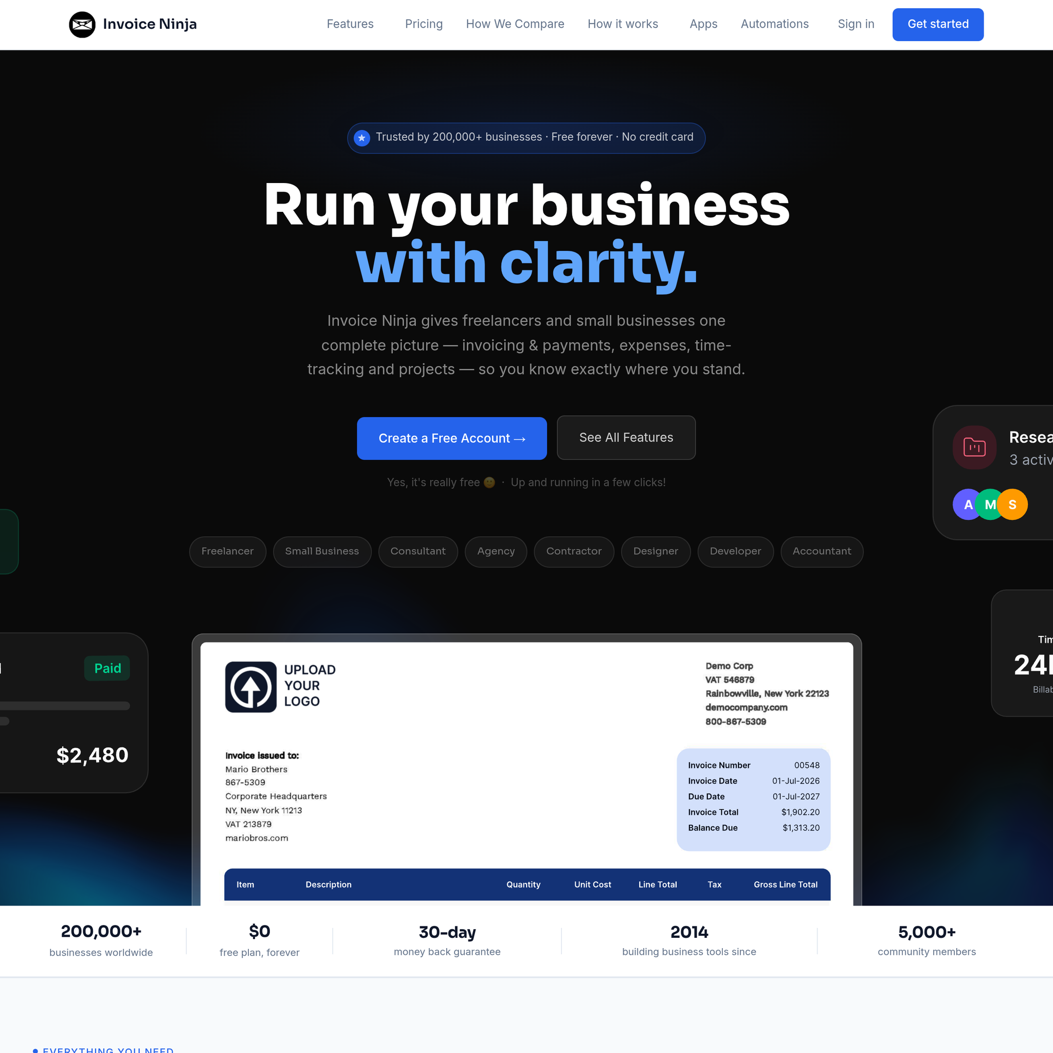 Free Invoicing Software for Small Business screenshot 1